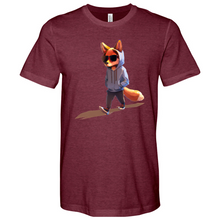 Load image into Gallery viewer, Hoodie Fox Heathered Tee