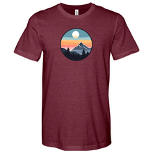 Load image into Gallery viewer, Mountain Sunset Heathered Tee