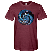 Load image into Gallery viewer, Sunset Waves Heathered Tee