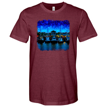 Load image into Gallery viewer, Shem Creek Starry Night Heathered Tee