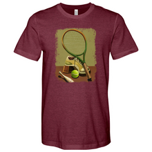 Load image into Gallery viewer, Dali Retro Tennis Heathered Tee