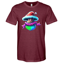 Load image into Gallery viewer, Shroom Santa Heathered Tee