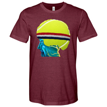 Load image into Gallery viewer, Tennis Head Heathered Tee