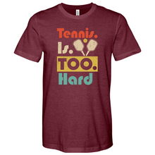 Load image into Gallery viewer, Tennis Heathered Tee