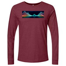 Load image into Gallery viewer, Frequency Mountains With Bg Long Sleeve