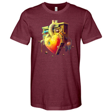 Load image into Gallery viewer, Flushing Heart-Min Heathered Tee