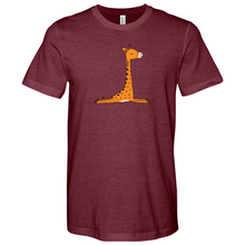 Load image into Gallery viewer, Downward Giraffe Pose Heathered Tee