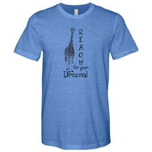 Load image into Gallery viewer, Reach For Your Dreams Heathered Tee