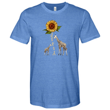 Load image into Gallery viewer, You Are My Sunshine Giraffes Heathered Tee