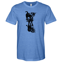 Load image into Gallery viewer, Cat Reflection Heathered Tee