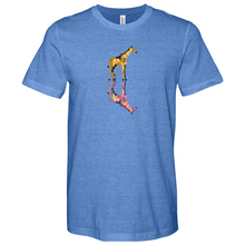Load image into Gallery viewer, Giraffe Reflection Heathered Tee