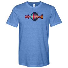 Load image into Gallery viewer, Frequency Waves Orb Heathered Tee