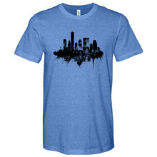 Load image into Gallery viewer, Houston Oil Skyline Heathered Tee