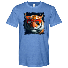 Load image into Gallery viewer, Bengal Face Wglasses Heathered Tee