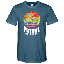 Load image into Gallery viewer, Futbol Is Love Heathered Tee