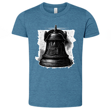 Load image into Gallery viewer, Liberty Bell Youth Heathered Tee