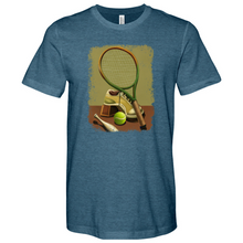 Load image into Gallery viewer, Dali Retro Tennis Heathered Tee