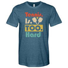 Load image into Gallery viewer, Tennis Heathered Tee