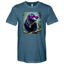 Load image into Gallery viewer, Purple Crow 8 Heathered Tee
