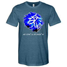 Load image into Gallery viewer, Japanese Blue Lion Heathered Tee