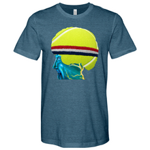 Load image into Gallery viewer, Tennis Head Heathered Tee