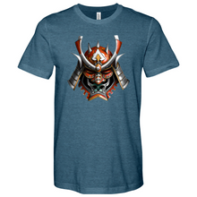 Load image into Gallery viewer, Red Japanese Mask Heathered Tee