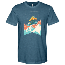 Load image into Gallery viewer, Flying Snowboarding Heathered Tee