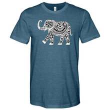 Load image into Gallery viewer, Boho Elephant Heathered Tee