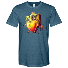 Load image into Gallery viewer, Flushing Heart-Min Heathered Tee