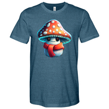 Load image into Gallery viewer, Little Shroomy With Scarf Heathered Tee