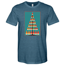 Load image into Gallery viewer, Santa Hat Tree Heathered Tee
