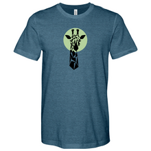 Load image into Gallery viewer, Giraffe Art Heathered Tee