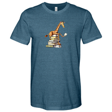 Load image into Gallery viewer, Reading Giraffe Heathered Tee