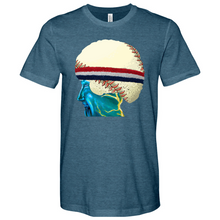 Load image into Gallery viewer, Baseball Head 01 Heathered Tee