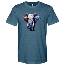 Load image into Gallery viewer, Geometric Elephant Heathered Tee
