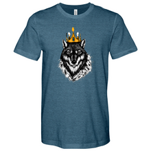 Load image into Gallery viewer, Wolf With Crown Min Heathered Tee