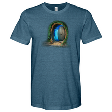 Load image into Gallery viewer, Floating in Space as a Porthole Door Min 01 Heathered Tee