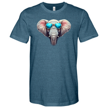 Load image into Gallery viewer, Elephant Light Blue Heathered Tee