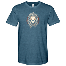 Load image into Gallery viewer, Lion Face Heathered Tee