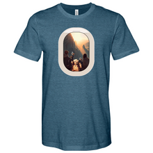 Load image into Gallery viewer, Couple on a Mountain Heathered Tee
