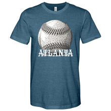 Load image into Gallery viewer, Atlanta Baseball Min Heathered Tee