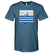 Load image into Gallery viewer, Boat at Sea Heathered Tee