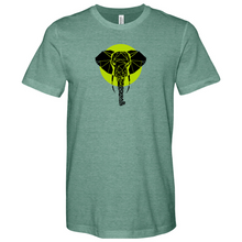 Load image into Gallery viewer, Geometric Elephant Heathered Tee