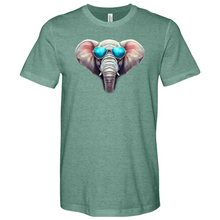 Load image into Gallery viewer, Elephant Light Blue Heathered Tee