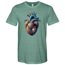 Load image into Gallery viewer, Flowing Heart Heathered Tee
