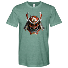 Load image into Gallery viewer, Red Japanese Mask Heathered Tee