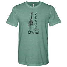 Load image into Gallery viewer, Reach For Your Dreams Heathered Tee