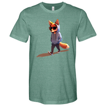 Load image into Gallery viewer, Hoodie Fox Heathered Tee