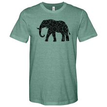 Load image into Gallery viewer, Elephant Mandala Heathered Tee