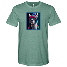 Load image into Gallery viewer, Llama Blue Heathered Tee